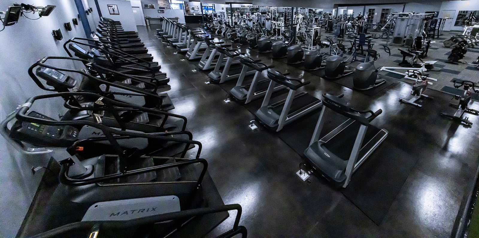 Weights and cardio area